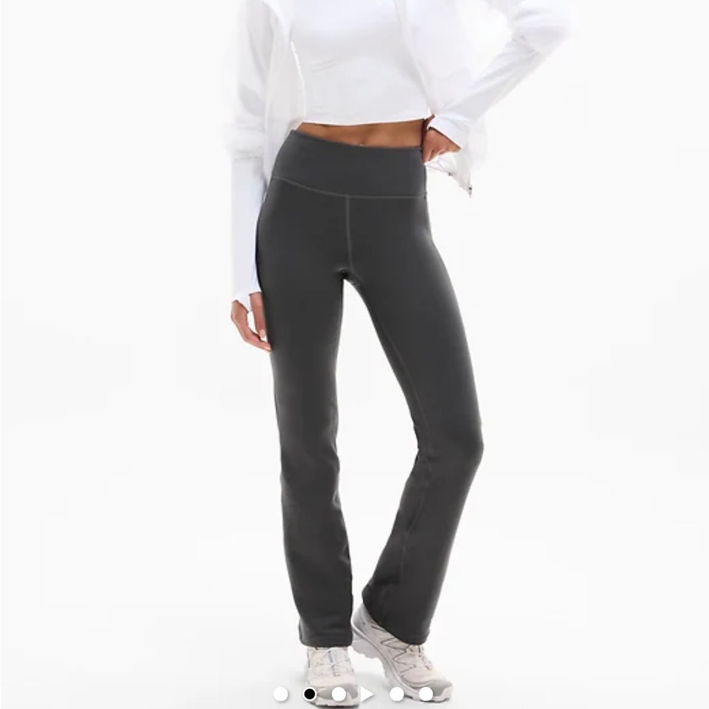 Athleta Black Fleece lined bootcut Pants - Picture 1 of 6